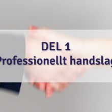 Miniserie del 1 av 5, Professionellt handslag